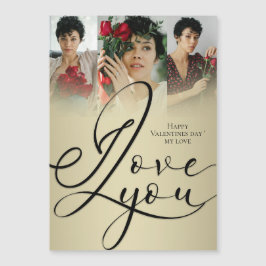 Te Amo Elegante Día de San Valentín Foto de Oro