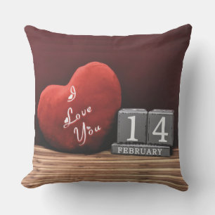 Te Amo Feliz día de San Valentín Almohada para Lan