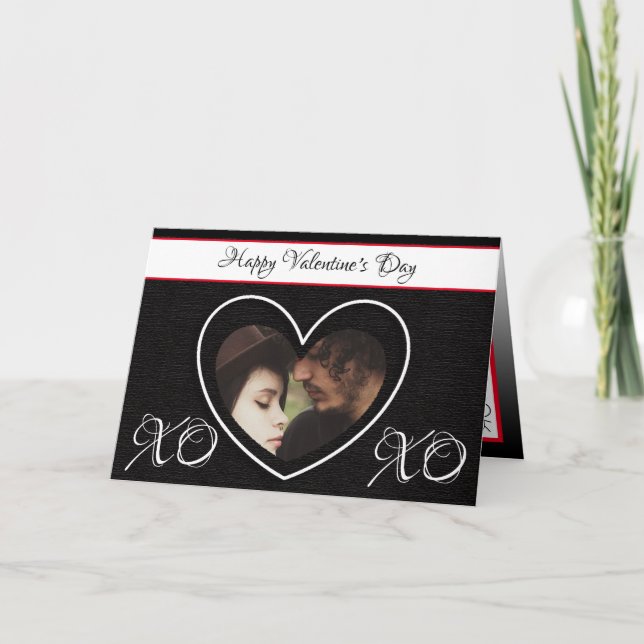 Te amo feliz tarjeta personalizada del Día de San  (Anverso)