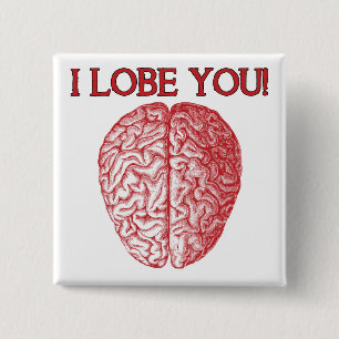 Te Amo Friki Geekt Amor Divertido Botón Insignia P
