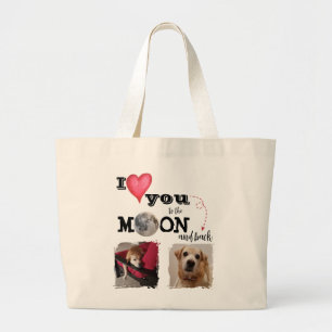Te Amo hasta la Luna Bolsa Tote