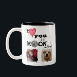 Te Amo Hasta la Luna Taza de Café<br><div class="desc">Comienza cada día con amor y una taza caliente de café con nuestra taza de café personalizable "Te quiero de aquí a la luna y de vuelta". Esta encantadora taza presenta la frase atemporal junto a tu foto favorita de tu amigo peludo, lo que la convierte en la forma perfecta...</div>