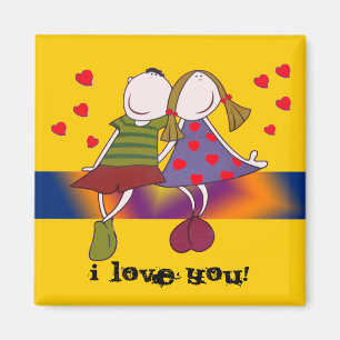 ¡Te amo! imán