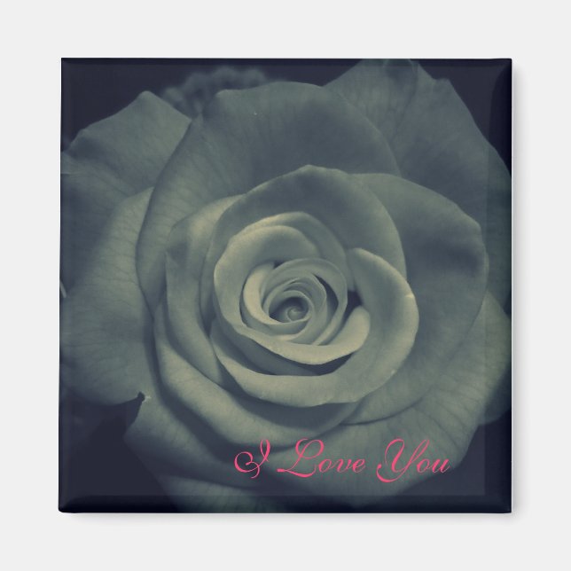 Te amo - imán Rosa (Frente)