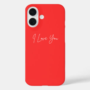 Te amo iPhone 16 Pouch - Funda romántico lindo