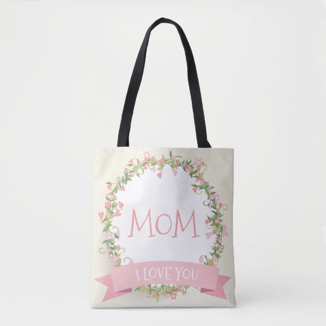 Te amo la bolsa del día de la madre (Anverso)