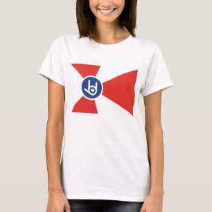 Te amo la camiseta con bandera wichita