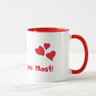Te amo la mayoría de la taza
