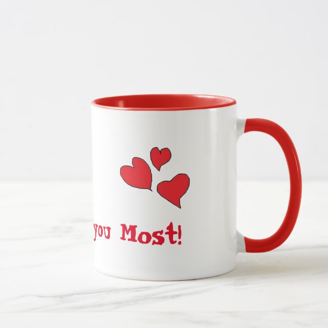 Te amo la mayoría de la taza (Derecha)