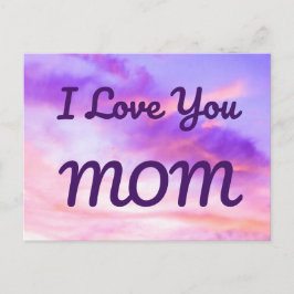 Te amo la postal de MOM