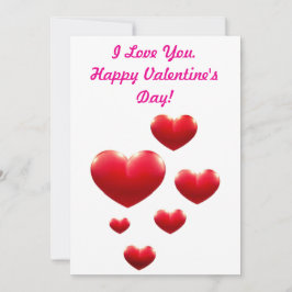 Te amo la tarjeta El día de San Valentín