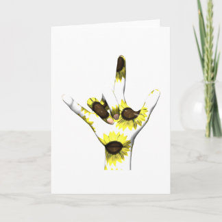 Te Amo La Tarjeta Girasol