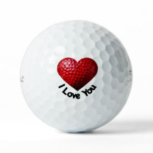 Te Amo Las Bolas De Golf El día de San Valentín