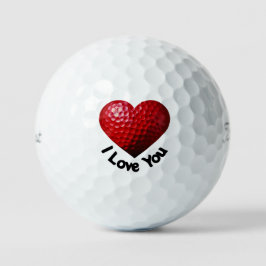 Te Amo Las Bolas De Golf El día de San Valentín