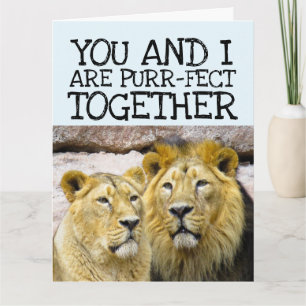 TE AMO LAS TARJETAS ROMÁNTICAS DE LION