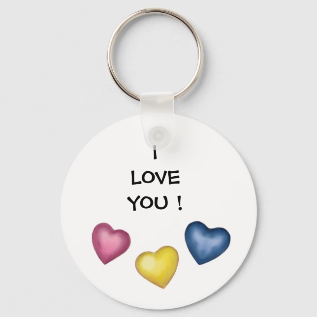 ¡TE AMO! Llavero (Anverso)