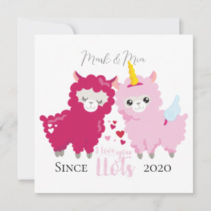 Te Amo Llots Llama Personalizado Gigante De Ella