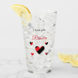 Te amo los corazones coloridos blancos