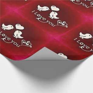 Te Amo Los Pájaros Envuelto Papel