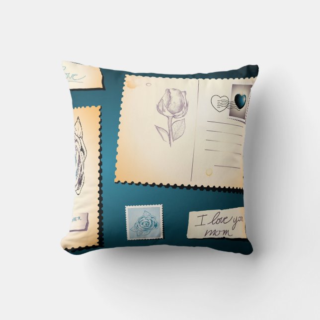 Te amo mamá, almohada (Anverso)