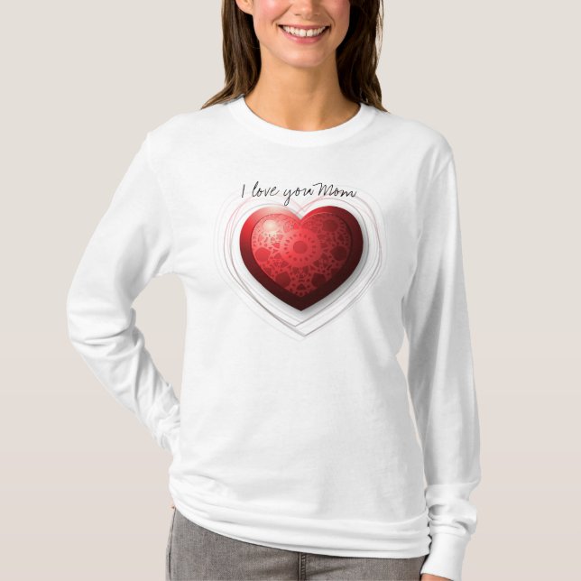 Te amo mamá, camisa (Anverso)
