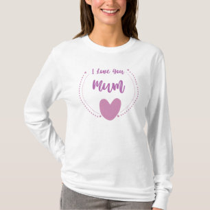 Te Amo Mamá Camiseta