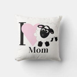 Te amo, mamá, Cojín decorativo de ovejas Personali
