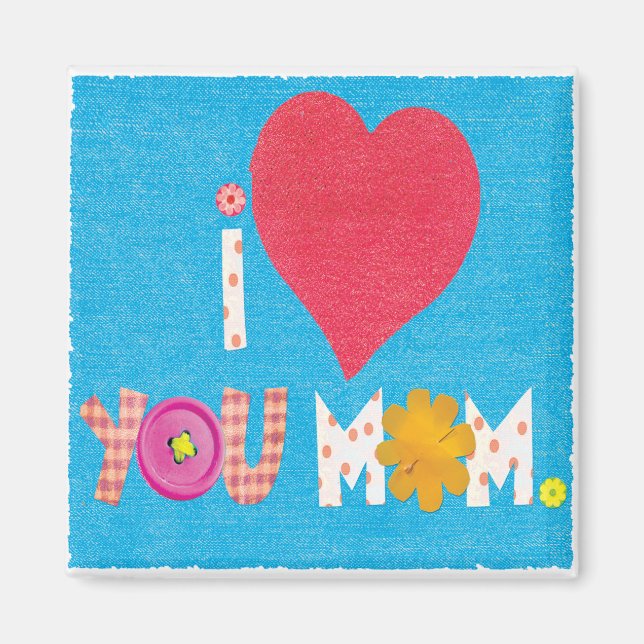 te amo mamá imán (Frente)