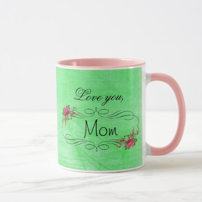 Te Amo Mamá, Taza de Café Día de las Madres (Derecha)