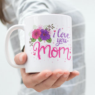 Te Amo Mamá Taza de Café para el Día de la Madre