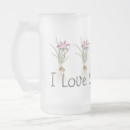 ¡Te amo, MAMÁ! Taza linda del arte de las flores