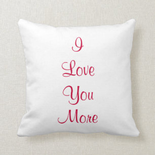 Te amo más almohada