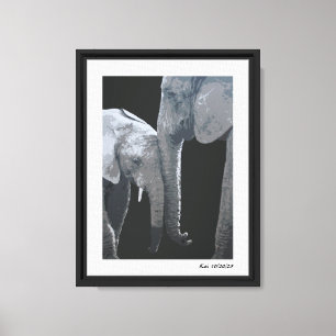 Te Amo Más, Arte Original de Elefante