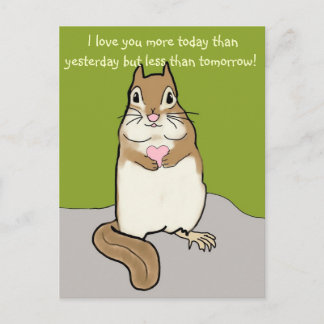 Te Amo Más... Postales De Chipmunk