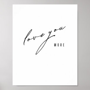 te amo más. Póster e Impresiones