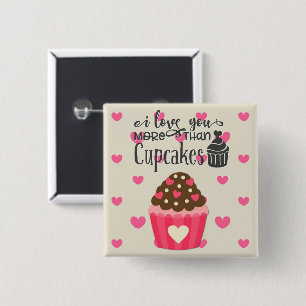 Te Amo Más Que El Botón Cupcakes