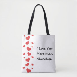 Te amo más que la bolsa de chocolate Valentine Tot