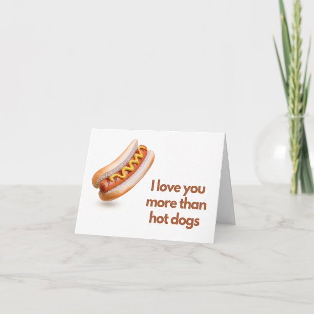 Te Amo Más Que La Tarjeta De Saludo De Perros Cali (Anverso)