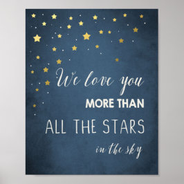 Te amo más que todas las estrellas Arte de cita Gu