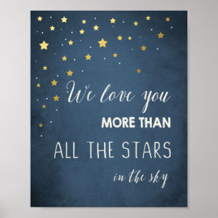 Te amo más que todas las estrellas Arte de cita Gu
