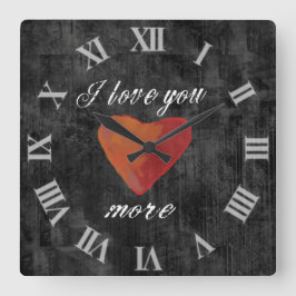 Te Amo Más Reloj De Muros