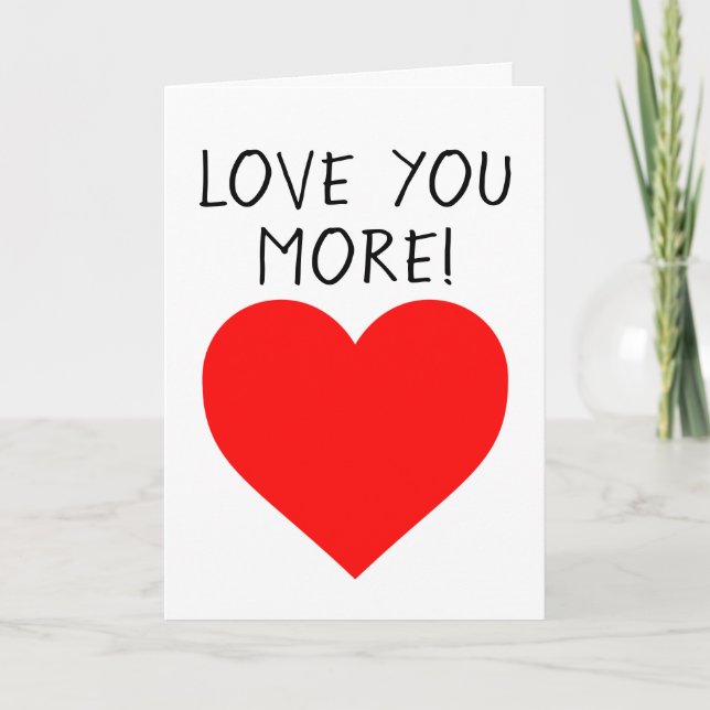 ¡TE AMO MÁS! TARJETA DE CUMPLEAÑOS (Anverso)