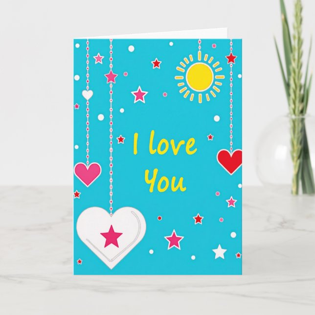 Te Amo Mi Tarjeta de Sol (Anverso)