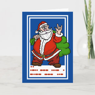 Te Amo Morse Code Rótulo Idioma Navidad Tarjeta