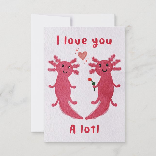 ¡Te amo muchísimo! Tarjeta de aniversario/San Vale (Anverso)
