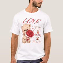 "Te Amo Mucho" Camiseta del Día de San Valentín