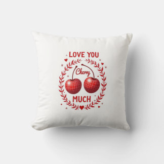 Te Amo Mucho Cereza Almohada