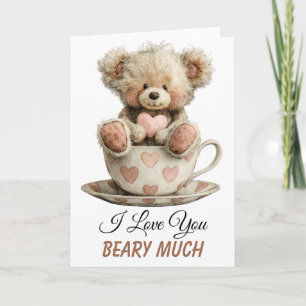 Te Amo Mucho En Taza Tarjeta Postal