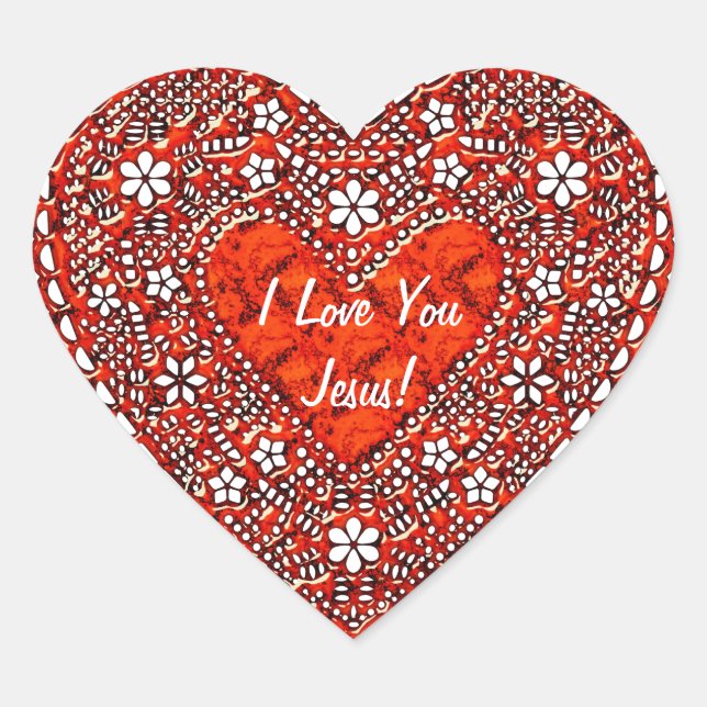 Te Amo Opciones de Pegatinas 1A (Anverso)