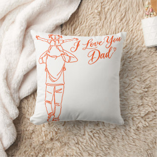 Te Amo Papá Almohada - Regalo de Padre e Hija